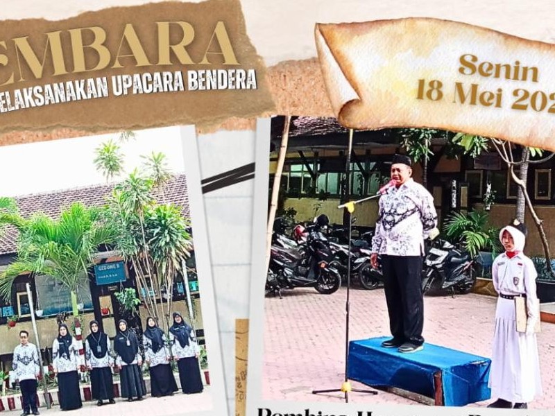 Pelaksanaan Upacara Bendera Hari Senin, 18 Mei 2026